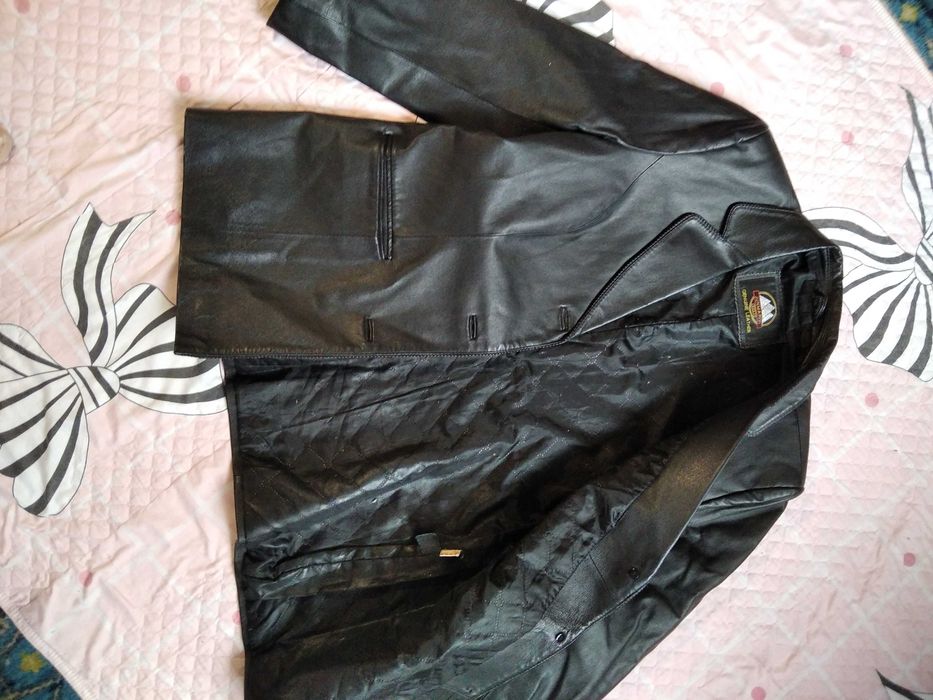 Пиджак из нат.кожи 5xl