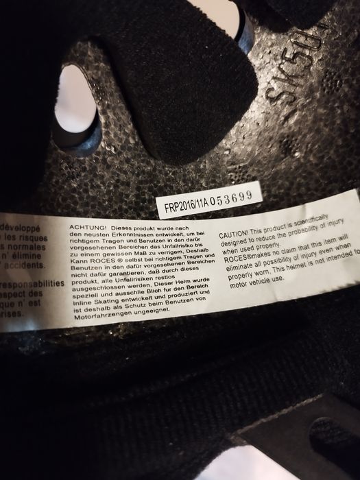 Детска каска за ролери ROCES Aggresive Black