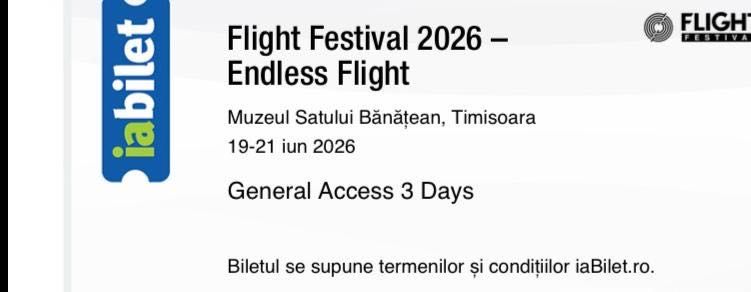 Bilete flight festival