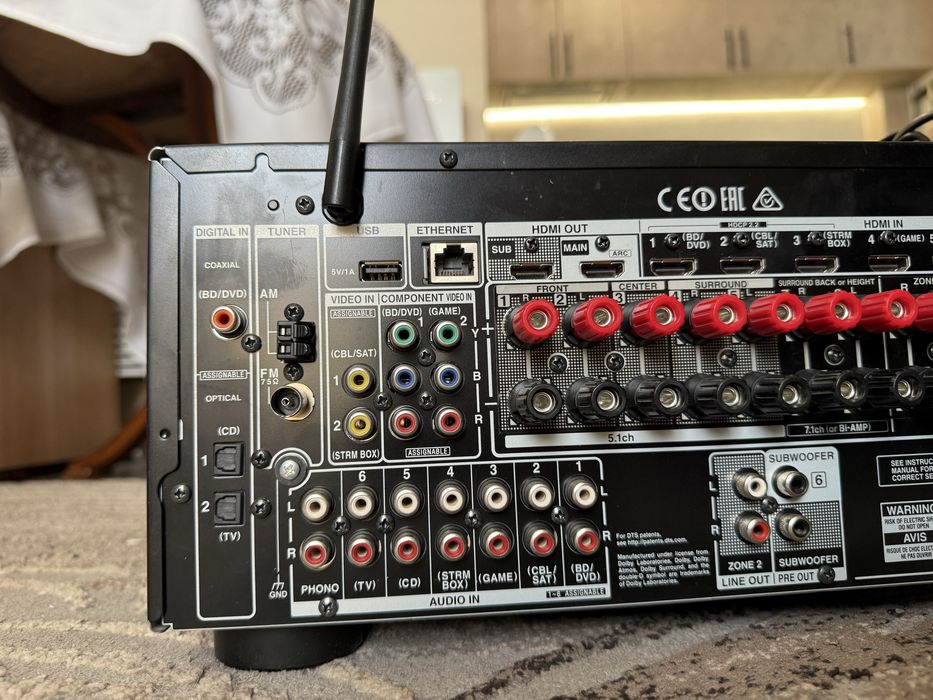 Onkyo TX-NR656 Blyetooth Wi-Fi 7.2 канала