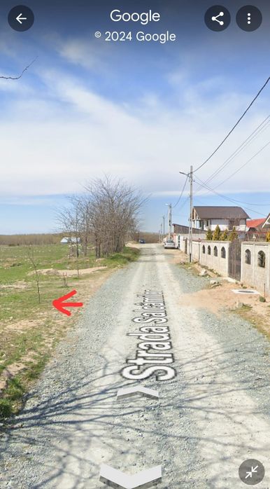 Teren extravilan langa intravilan zona Malu Mare(Ghindeni) 10.000 mp, parcele 1.900–2.100 mp – Malu Mare, zona str. Morii / Salcâmilor