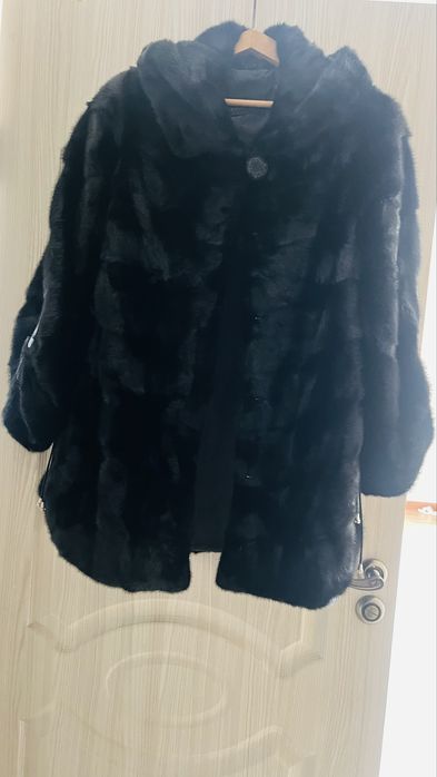 Шуба норковая черный бриллиант