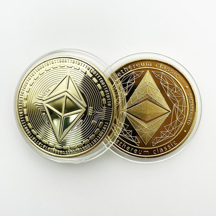 Ethereum classic, эфириум сувенирная монета