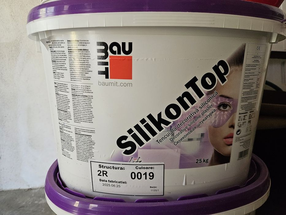 Vand tencuiala decorativa Baumit SilikonTop