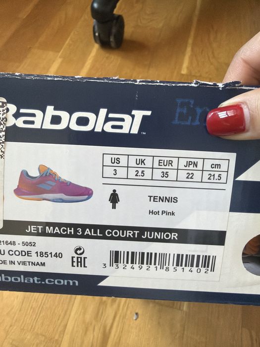 Babolat 35 размер теннисные кроссовки