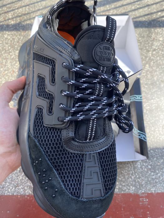 Versace chain reaction marimea 43 alb/negru