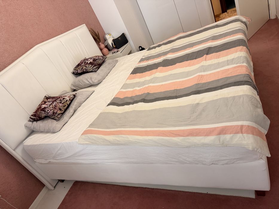 Тапицирана спалня/легло с матрак ТЕД 180/200