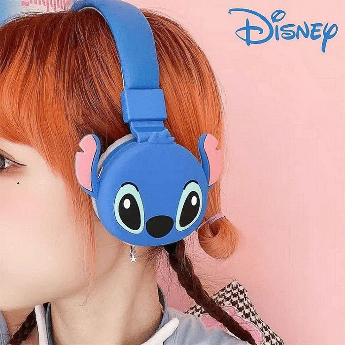 Безжични Bluetooth слушалки Лило и Стич с вграден микрофон, Lilo and Stitch headaet