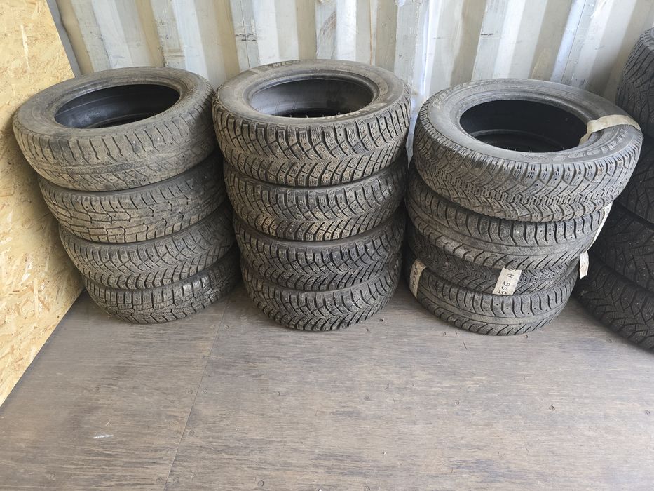 Зимние Шины с шипами, б/у
