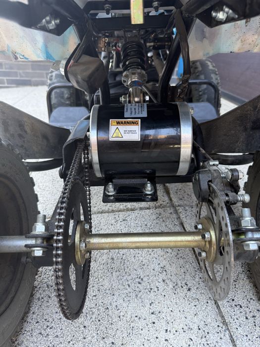 Atv electric de 800w cu 3 viteze si roti de 6 inch pentru copii