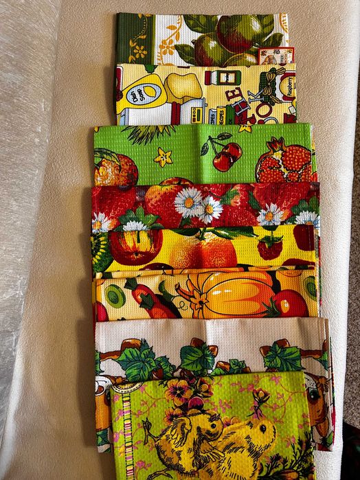 Продам вафельные полотенца кухонные