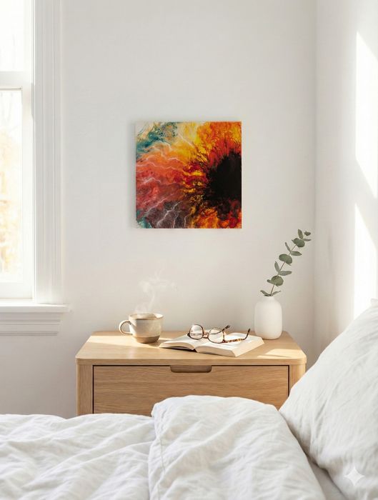 Tablou abstract multicolor