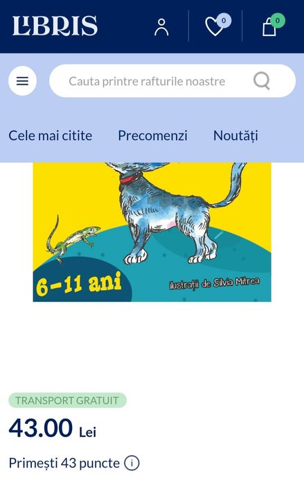 Carte "Pisica albastră și pădurea vrăjită" de Roxana Antoinette Vornic