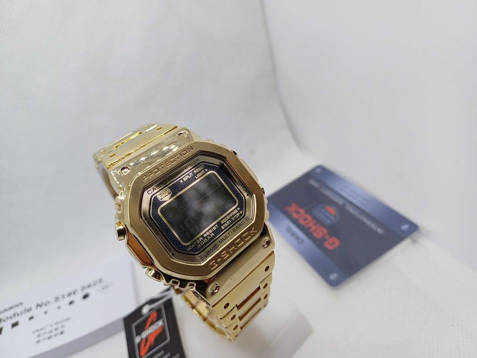 Ceas barbati Clasic Casio g shock gmw b5000gd GOLD FULL METAL  Nou,Garantie 2 ani
