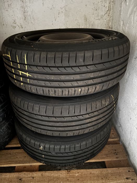 Set 4 jante + cauciucuri de vară Goodride