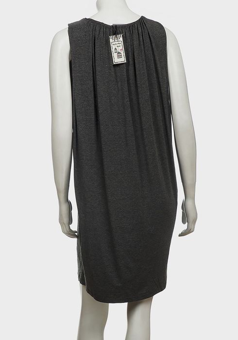 Rochie Gri, ideala si pentru gravide