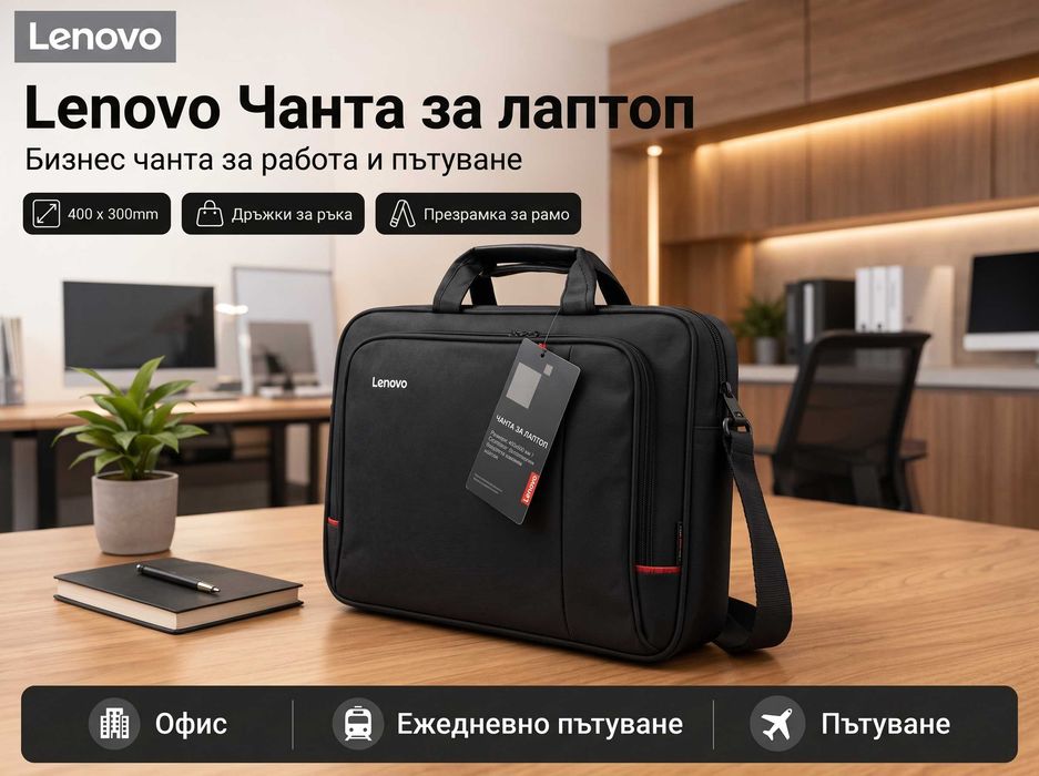 Чанта за лаптоп Lenovo TM200 ThinkPad 14-15.6 инча Водоустойчива бизнес чанта презрамка