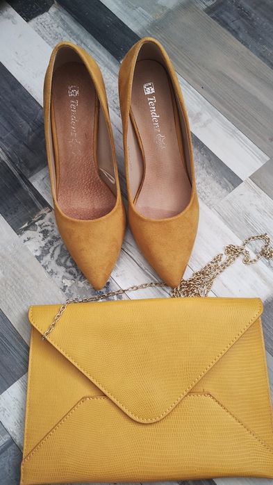 Официални обувки + чанта клъч