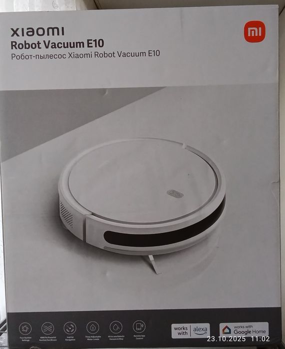 Робот пылесос Xiaomi Robot Vacuum E10 в очень хорошем состоянии