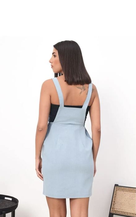 Джинсовый сарафан для беременных