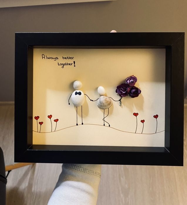 Пана от речни камъни (персонализирани)