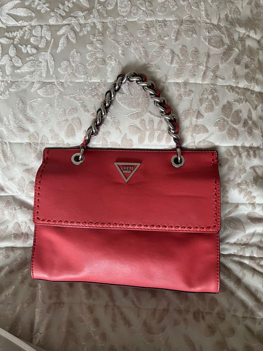 Чанта Guess тъмно розова