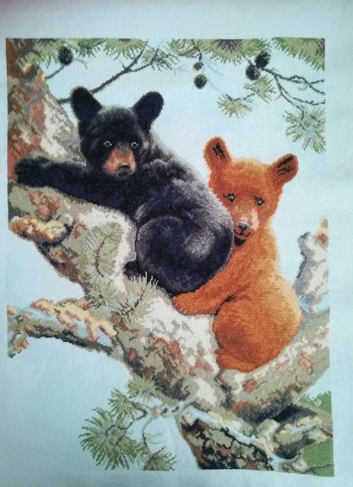 Гоблен Прегрънати мечета