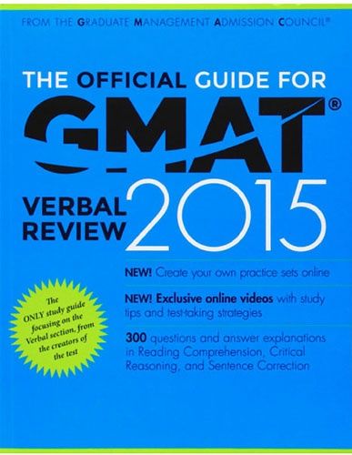 The Official Guide for GMAT Verbal Review 2015