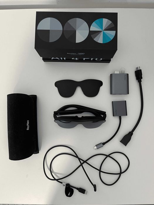 RayNeo Air 4 Pro + HDMI Adapter + USB-C Adapter | Bundle complet