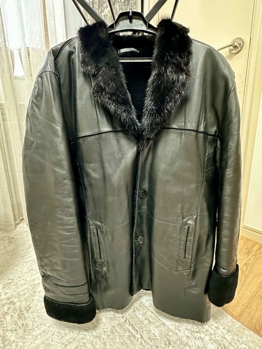 Мужская дубленка размер 52