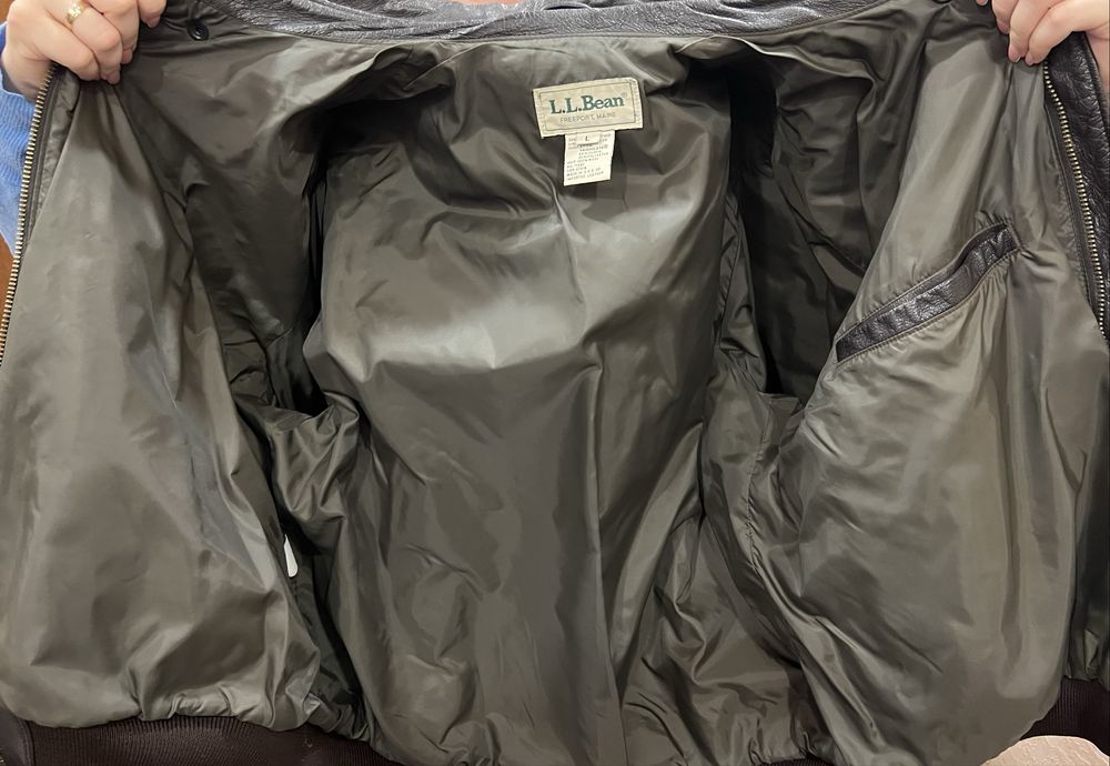 Куртка кожаная L.L. Bean
