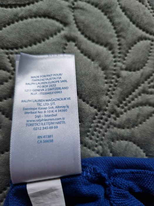 Tricou polo, maneca lunga, Ralph Lauren, marime 18 luni