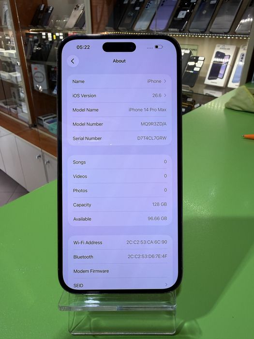 Iphone 14 Pro Max - 128 GB /100%/