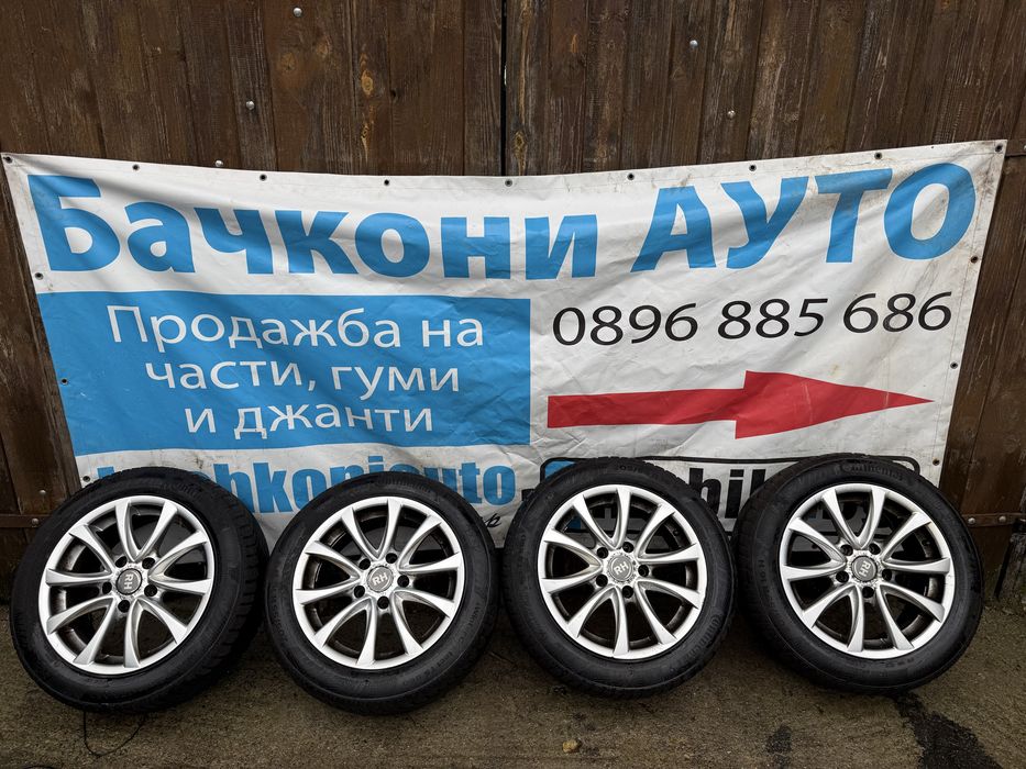 16 5х120 джанти с гуми