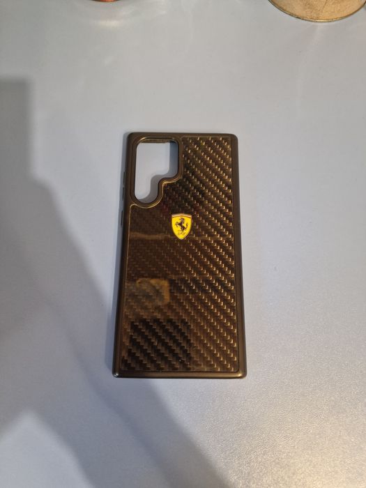 Husa Samsung S22 Ultra Ferrari Carbon Fibre