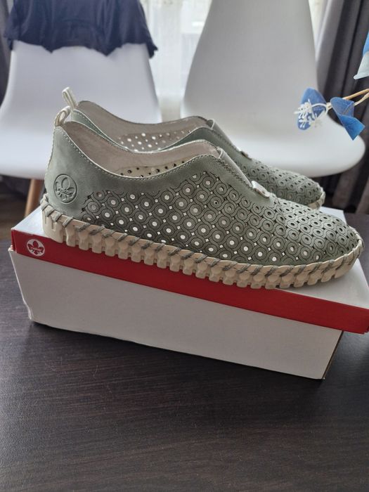 Pantofi piele Rieker