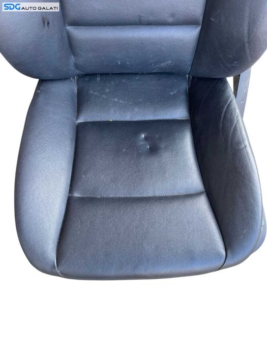 Scaun Piele Neagra cu Incalzire Stanga Fata Sofer BMW Seria 5 F10 F11 2009 - 2017 Cod 52107234966 52107266345 52109144893 52107230648 [B4800]