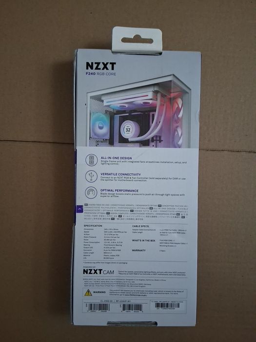 Sigilat Cooler Ventilator carcasa PC NZXT F240 RGB Core