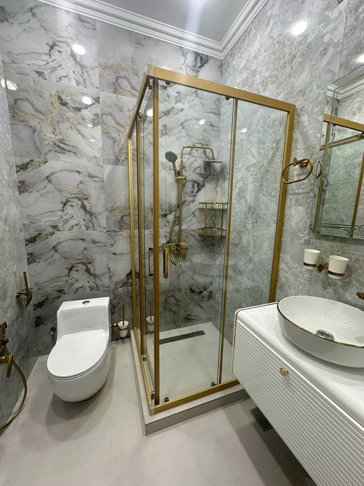 Shisha dush kabinalari. Стеклянные душевые кабины.