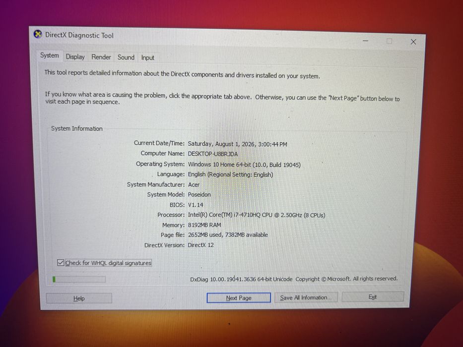 Gaming Acer Nitro V17 Poseidon i7