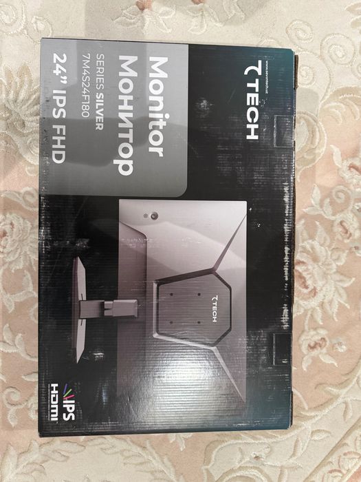 Монитор 7M4S24F180-24 FLAT IPS FHD 180HZ HDMl DP earphone BLACK