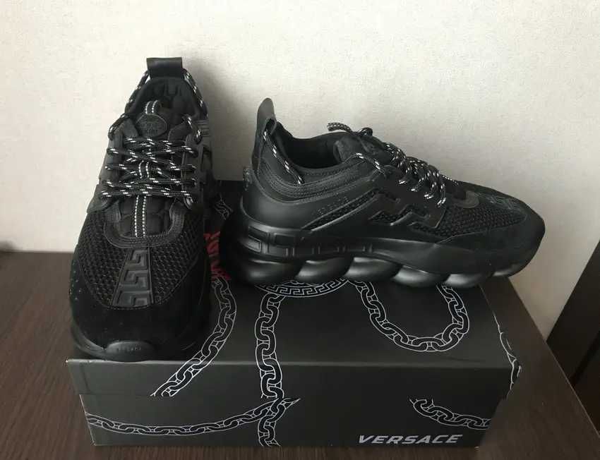 #CALITATE PREMIUM# Versace Chain Reaction Black - Verificare Colet