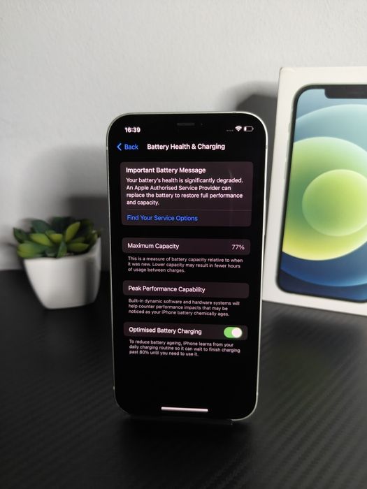 iPhone 12, 64GB Green • Condiție Excelentă! • Perfect Funcțional!
