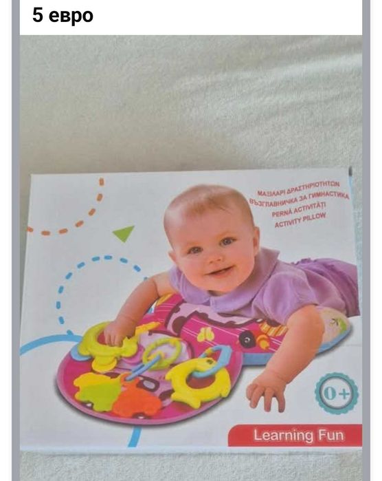 Количка 3в1, музикална играчка, активна гимнастика, пиано,