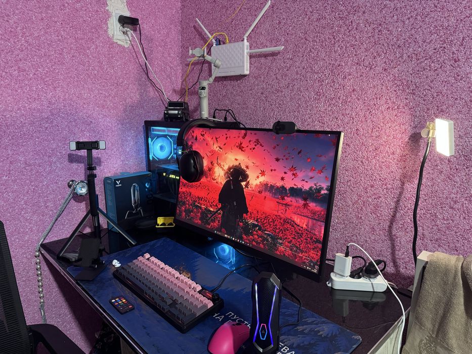 Kompyuter setup strimer va gamerlar uchun