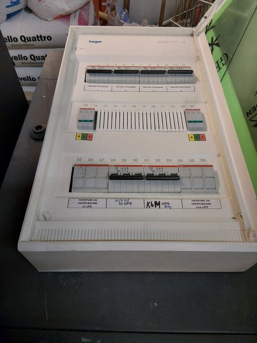 Ел.табло за UPS HAGER