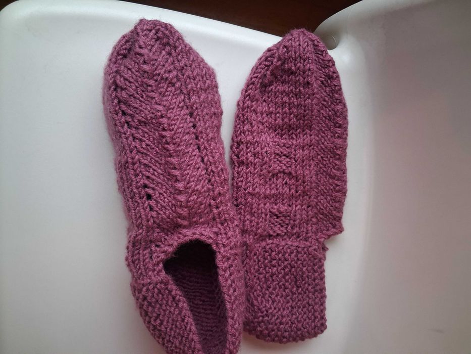 Дамски плетени терлици