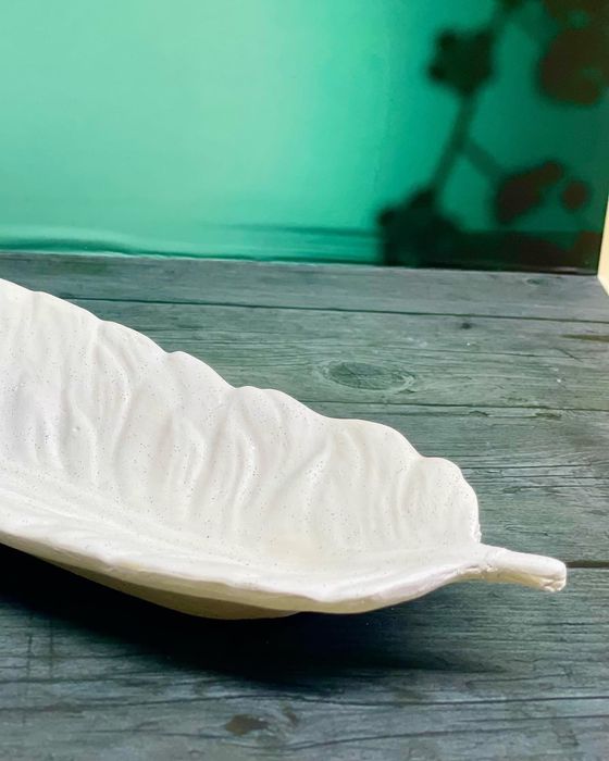 Поднос - Лист ручная работа.