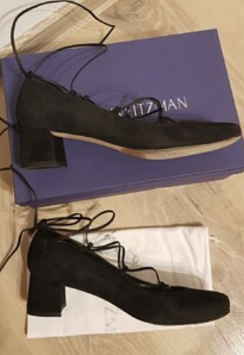 Pantofi Stuart Weitzman negri