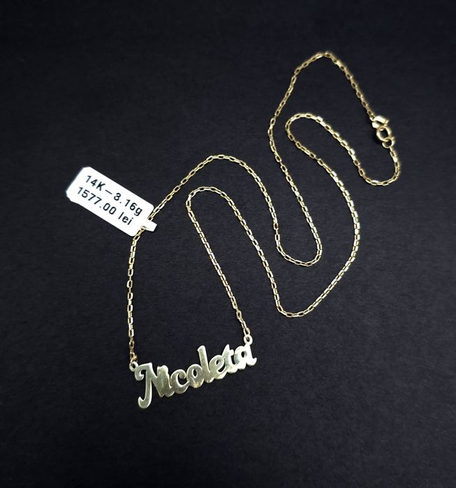 Bijuteria Royal lant din aur 14k 3.16 gr